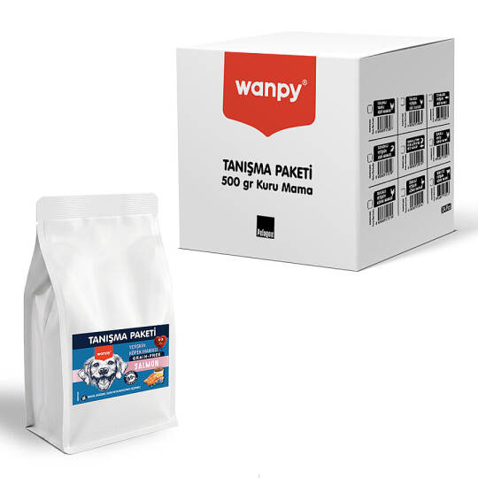 Wanpy Tahılsız Somonlu Yetişkin Köpek Maması 500 gr - 24 Adet